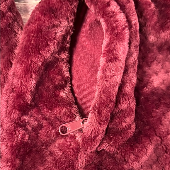 Columbia Women's Fire Side II Sherpa Full Zip Fleece Jacket Marionberry color L - Picture 9 of 15